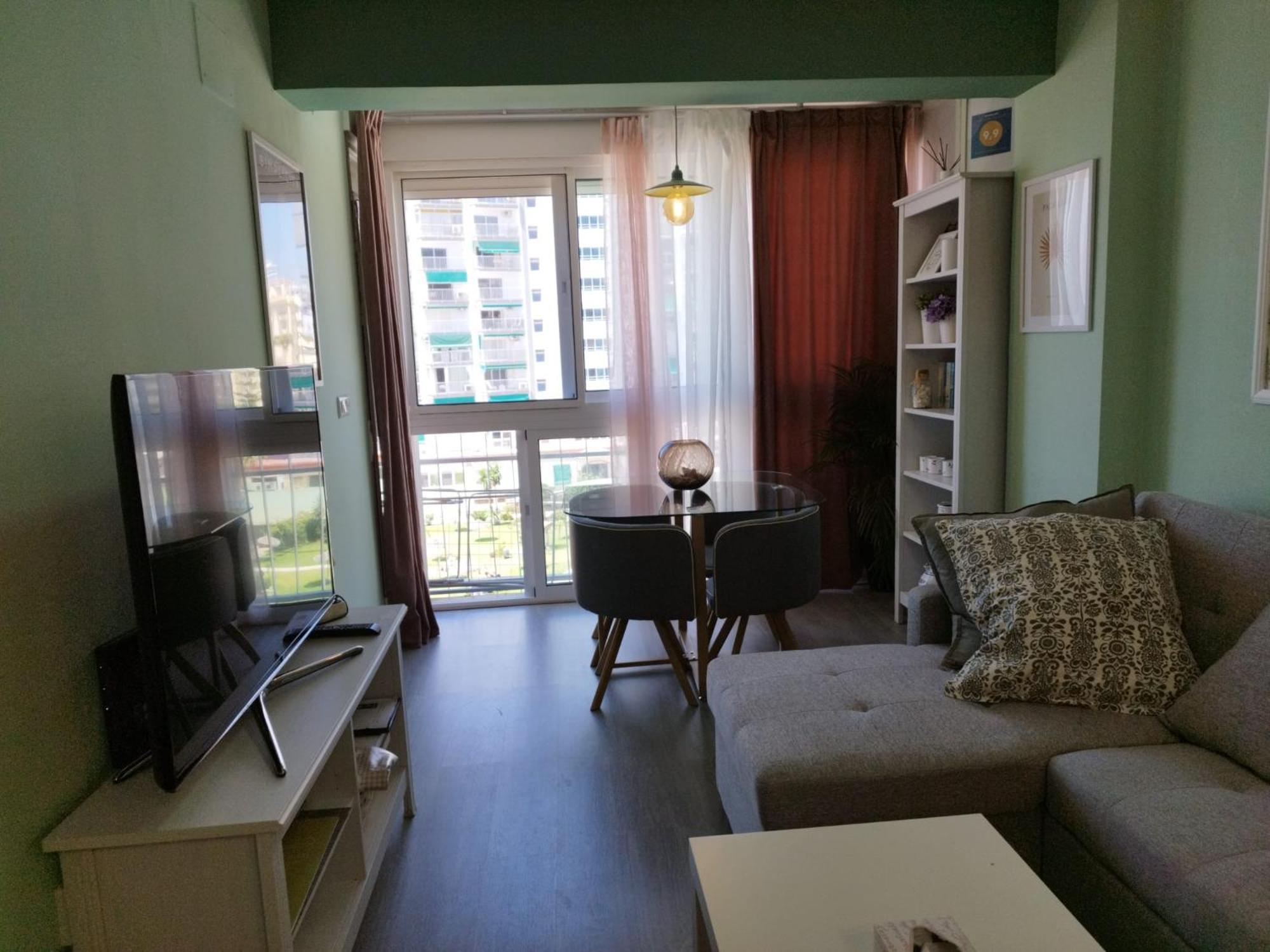 M1 403 Frontal Al Mar Vistas Terraza Y Wifi Apartment เบนัลมาเดนา ภายนอก รูปภาพ