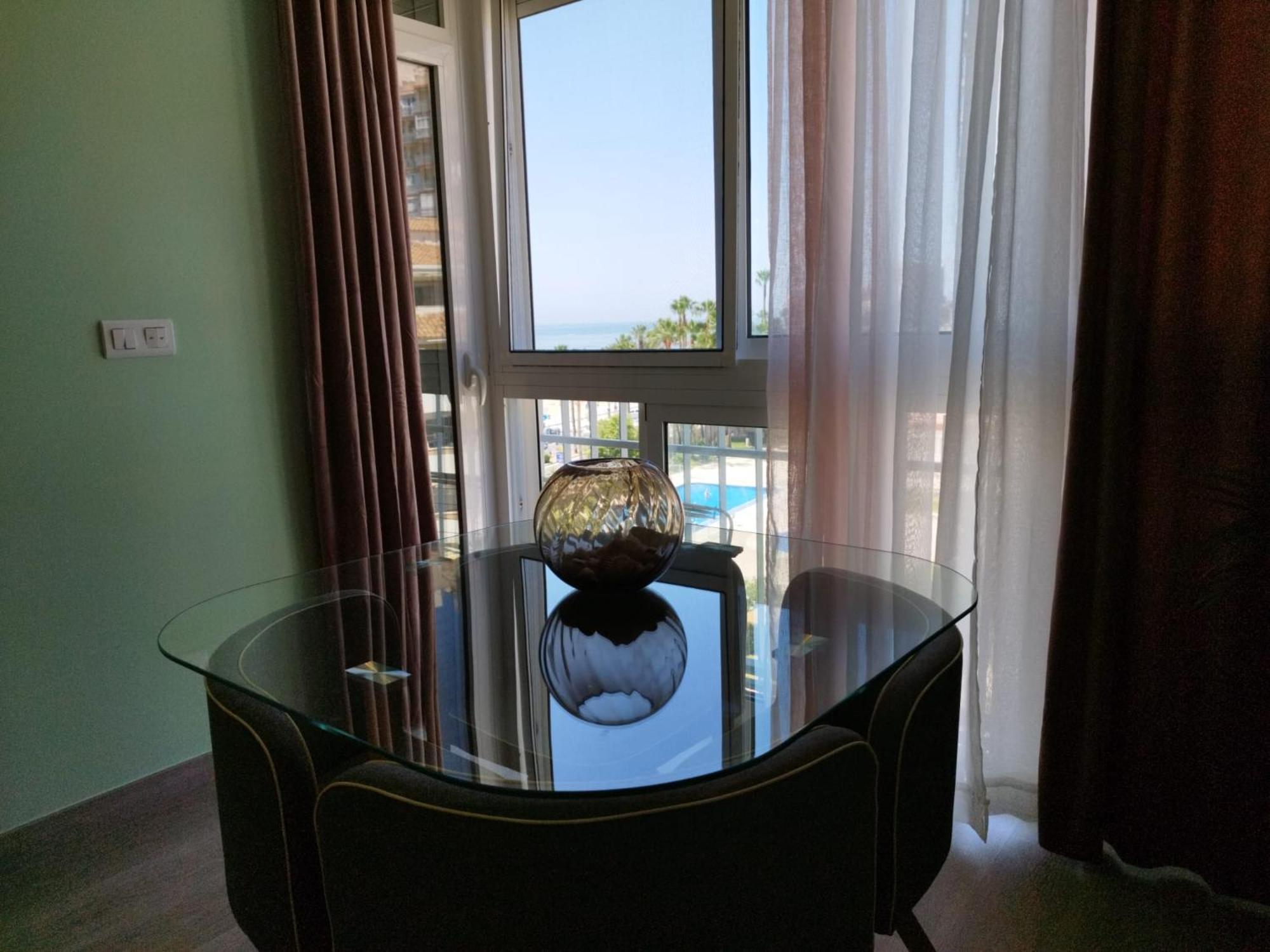 M1 403 Frontal Al Mar Vistas Terraza Y Wifi Apartment เบนัลมาเดนา ภายนอก รูปภาพ