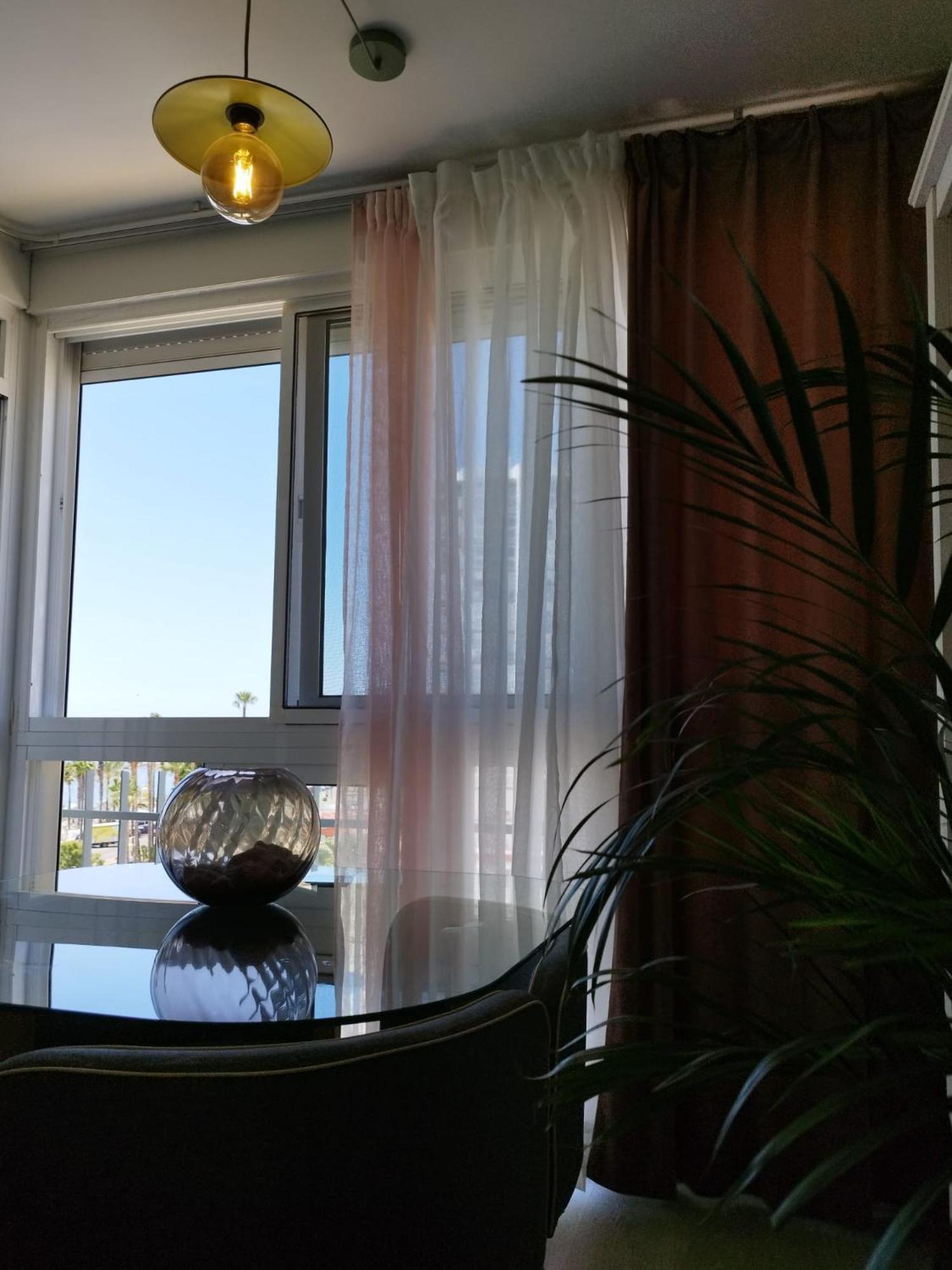 M1 403 Frontal Al Mar Vistas Terraza Y Wifi Apartment เบนัลมาเดนา ภายนอก รูปภาพ